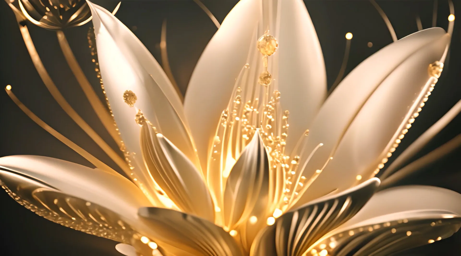 Luxurious Lotus Backdrop Motion Graphics Video